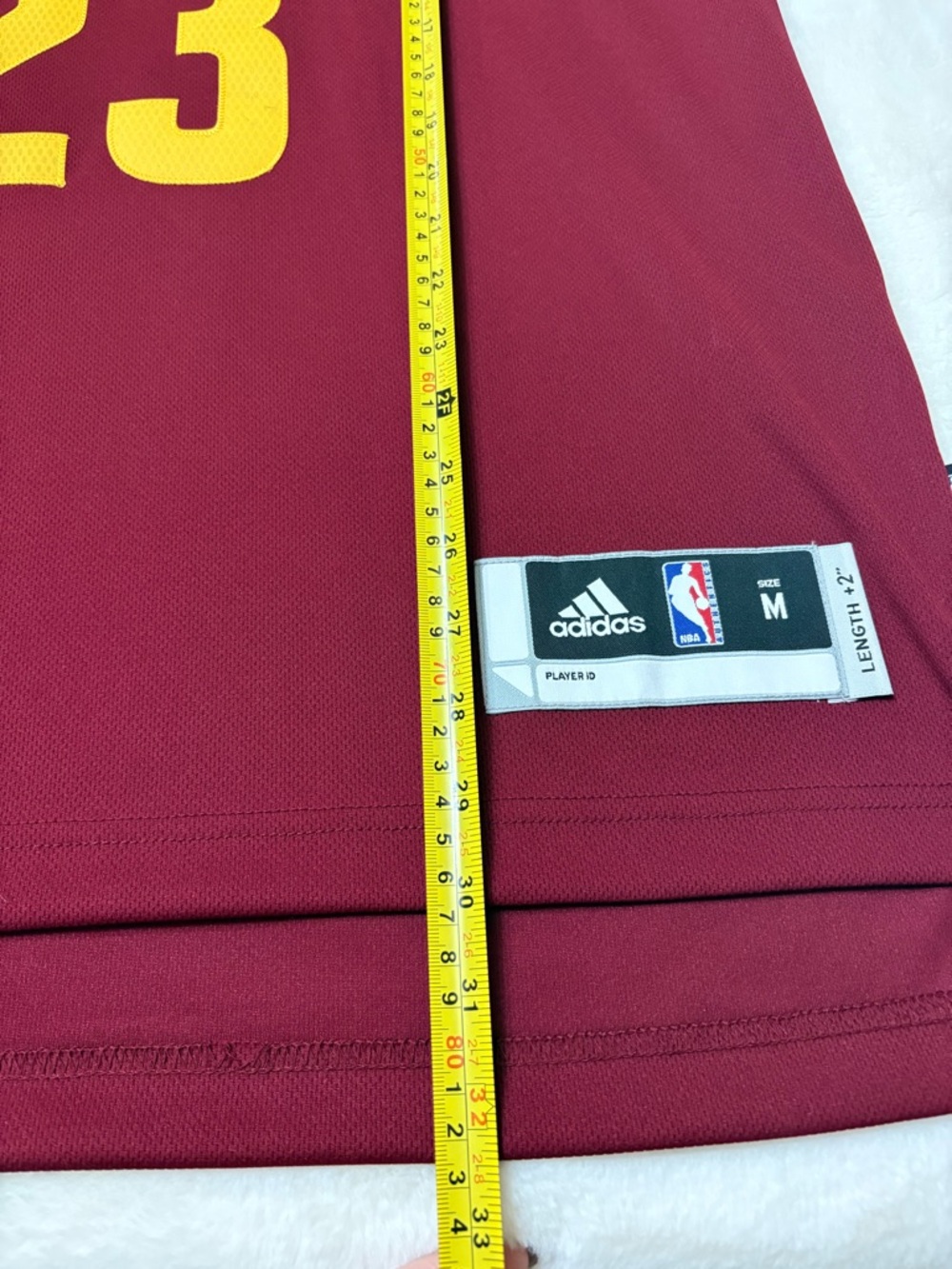 LeBron James Cleveland Cavaliers Adidas Swingman Jersey #23 Road Yellow Size M - Picture 7 of 10